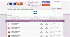 Desktop Screenshot of okuloncesietkinlikleri.com